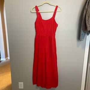 Bold Red Jumpsuit
